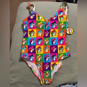 Bucees 1-Piece Women’s Multi-Colored Swimsuit